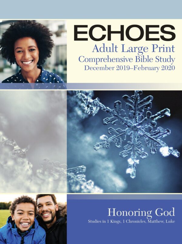 Echoes Adult Large Print Comprehensive Bible Study